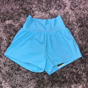 HALARA Women's Sky Blue High-Waisted Shorts NWT